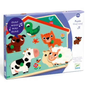   Formaillesztő, formaberakó - Felelgetős háziállatok - Sound Ouaf woof