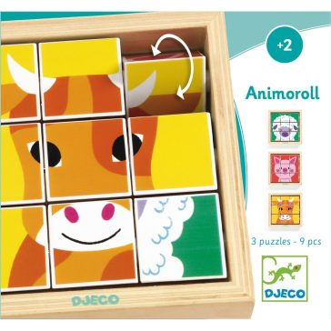 Kockakirakó - Állatkipörgető - Animoroll