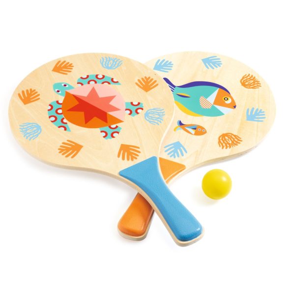 Strandjáték - Ütőkészlet, tenger - Beach rackets set - Sea Strandjáték - Ütőkészlet, tenger - Beach rackets set - Sea