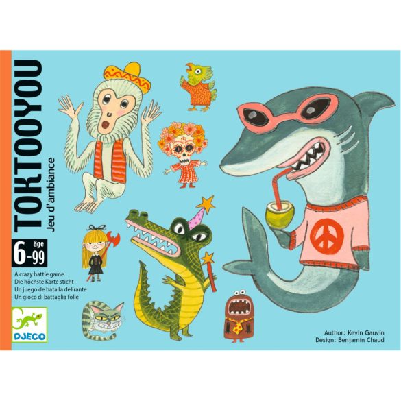 Djeco Kártyajáték - HANG-mérő - Toktooyou