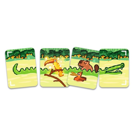 Kártyajáték - Krokodil safari - Safari Croco