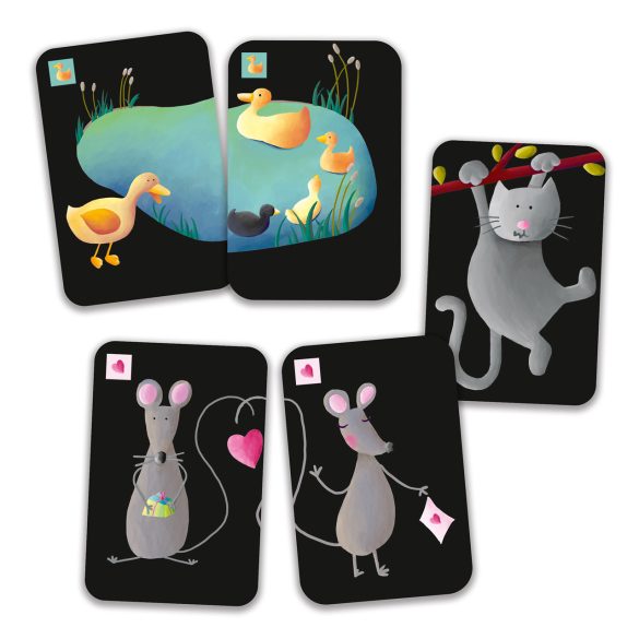 Djeco Kártyajáték - Pártaláló - Mistigri