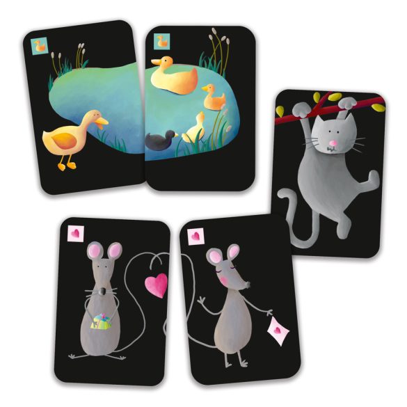 Djeco Kártyajáték - Pártaláló - Mistigri