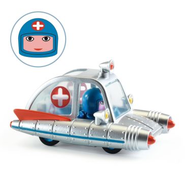 CRAZY MOTORS játékautó - Űr Mentő - Space Ambulance