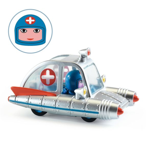 CRAZY MOTORS játékautó - Űr Mentő - Space Ambulance CRAZY MOTORS játékautó - Űr Mentő - Space Ambulance