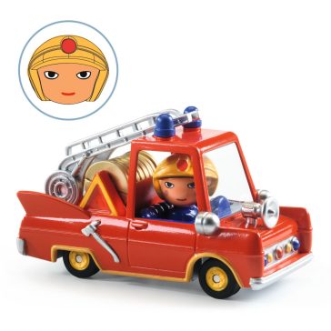 CRAZY MOTORS játékautó - Tűz Vitéz - Little fire truck