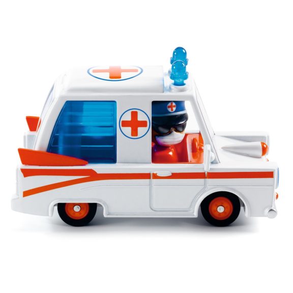CRAZY MOTORS játékautó - Menő Mentő - Hurry Ambulance CRAZY MOTORS játékautó - Menő Mentő - Hurry Ambulance