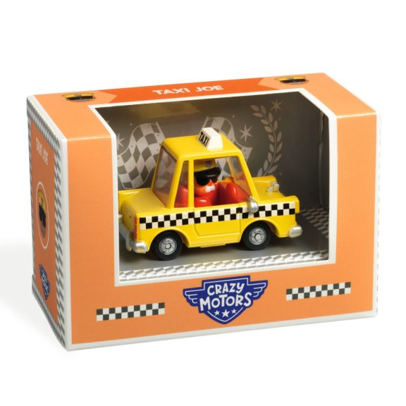 CRAZY MOTORS játékautó - Taxis Jani - Taxi Joe CRAZY MOTORS játékautó - Taxis Jani - Taxi Joe
