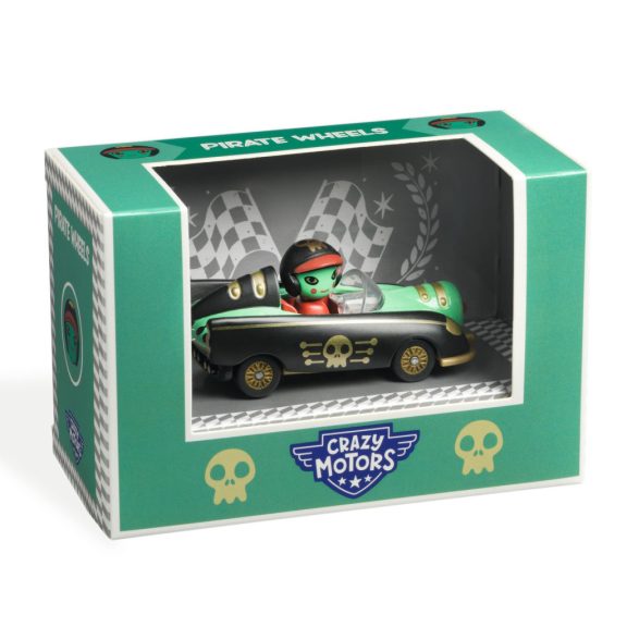 CRAZY MOTORS játékautó - Kerekes Kalóz - Pirate Wheels CRAZY MOTORS játékautó - Kerekes Kalóz - Pirate Wheels