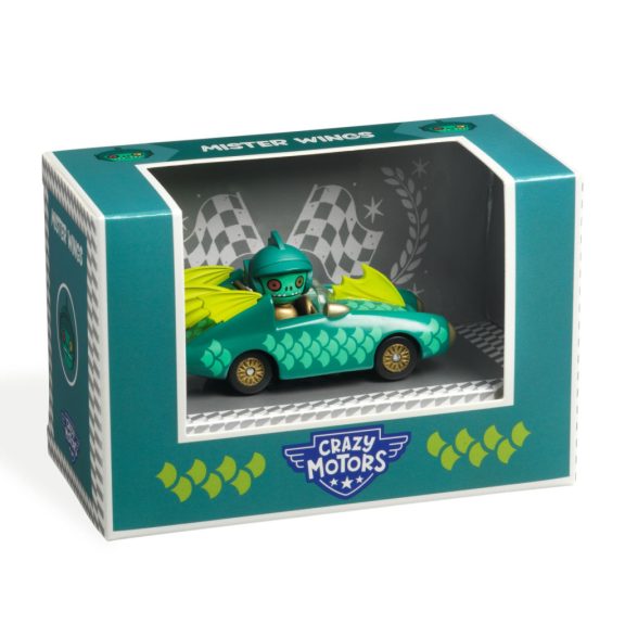 CRAZY MOTORS játékautó - Szárnyaló Úr - Mister Wings CRAZY MOTORS játékautó - Szárnyaló Úr - Mister Wings