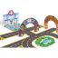 CRAZY MOTORS autópálya - Városi úthálózat épület elemekkel - Puzzl'Up City-Giant- 33 pcs