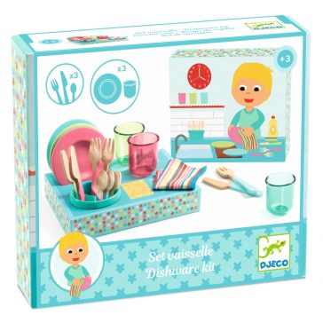 Djeco Szerepjáték - Mosogatásra fel! - Dishware kit