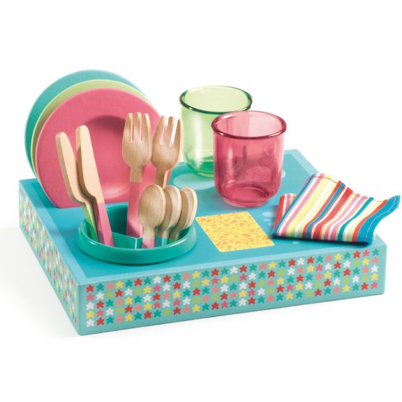 Djeco Szerepjáték - Mosogatásra fel! - Dishware kit Djeco Szerepjáték - Mosogatásra fel! - Dishware kit