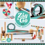 Djeco Építőjáték - Sokasodó gördülő, 28 db-os - Zig and Go - Roll
