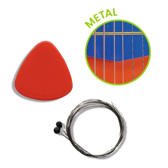 Djeco Játékhangszer - Kisgitár, 6 húros - Guitar 6 metal strings - Small size Djeco Játékhangszer - Kisgitár, 6 húros - Guitar 6 metal strings - Small size