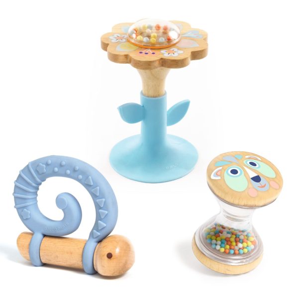 Djeco Bébi látogató készlet - Első csörgő készlet - BabyGifti