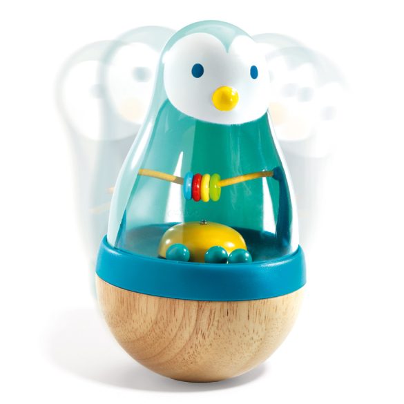 Djeco Bébicsörgő - Kelj fel pingvin - Roly Pingui