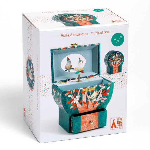 Djeco Zenélő ékszerdoboz - A madár dala - Arbre poétique