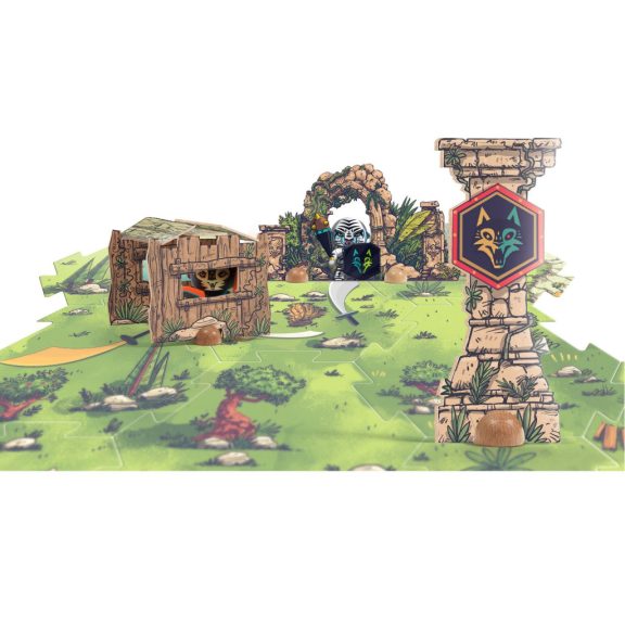 Arty Toys Óriás puzzle - Bestiák birodalma, 18 db-os - Puzzl’Up Voras Furious
