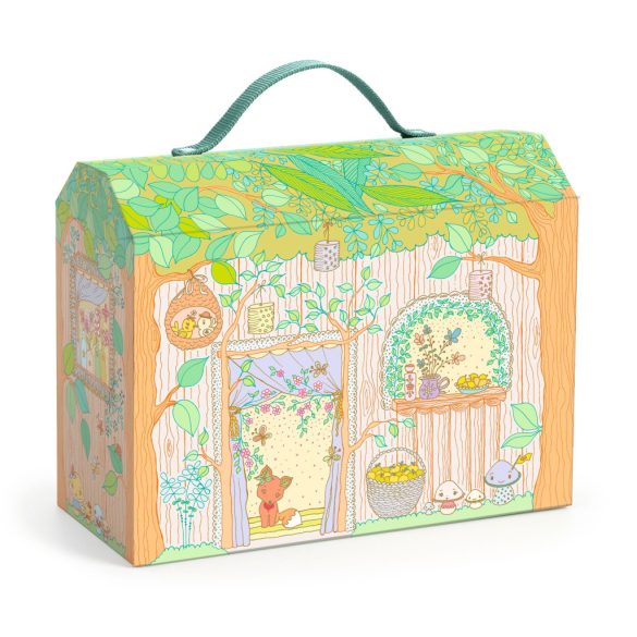 Djeco TINYLY álomvilág babaház - Szilvia és Rókica háza - Sylvia and Fox’s house in the woods