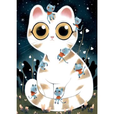 Varázs puzzle - Macskusz, 50 db-os - Cuddly cats