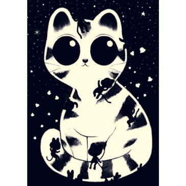 Varázs puzzle - Macskusz, 50 db-os - Cuddly cats