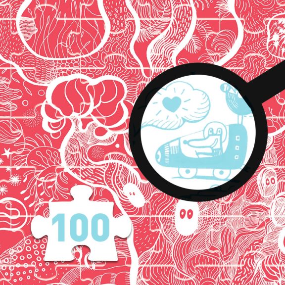 Varázs puzzle - Elvarázsolt fa, 100 db-os - The enchanted tree