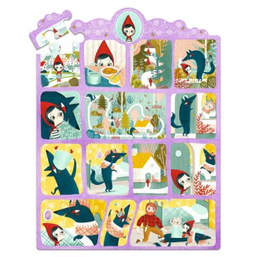   Mese puzzle - Piroska és a farkas, 35 db-os - Little Red Riding Hood