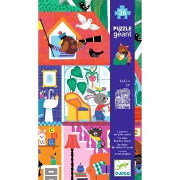   Óriás puzzle - A Kisbarátok Háza, 36 db-os - The Little Buddies' House