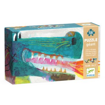   Óriás puzzle - Leon a sárkány, 58 db-os - Leon the dragon