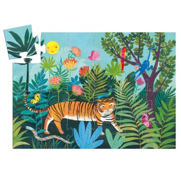   Formadobozos puzzle - A tigris sétája - The tiger's walk
