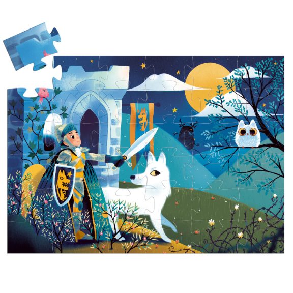 Formadobozos puzzle - Telihold lovagja, 36 db-os - Full moon knight