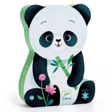   Formadobozos puzzle - Pici Panda Cuki, 24 db-os - Leo the panda