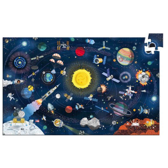 Megfigyeltető puzzle - A világűr, 200 db-os - The space + booklet