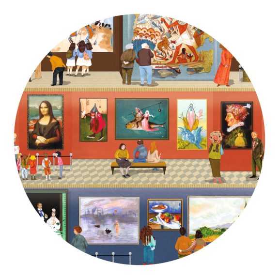 Djeco Megfigyeltető puzzle - A múzeumban, 500 db-os - At the Museum + booklet Djeco Megfigyeltető puzzle - A múzeumban, 500 db-os - At the Museum + booklet