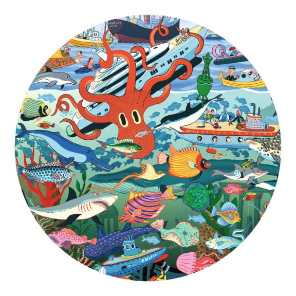 Djeco Megfigyeltető puzzle - Tenger titkai, 200 db-os - Secrets of the Sea Djeco Megfigyeltető puzzle - Tenger titkai, 200 db-os - Secrets of the Sea