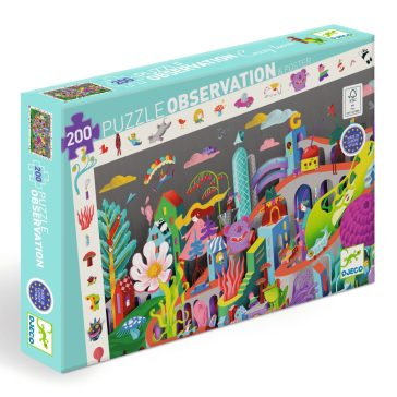   Megfigyeltető puzzle - Őrült város, 200 db-os - Crazy Town