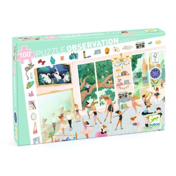   Megfigyeltető puzzle - Balett iskola, 100 db-os - The dance school
