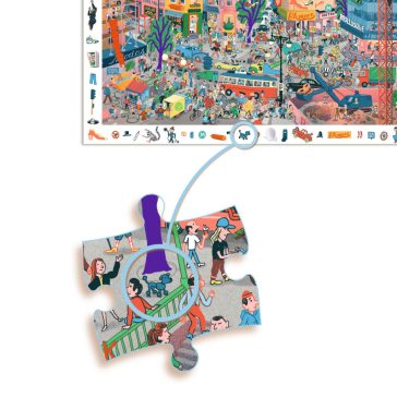Megfigyeltető puzzle - A város, 200 db-os - The city