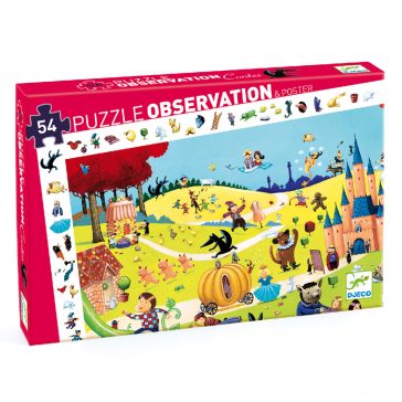Megfigyeltető puzzle - Mesék, 54 db-os - Tales