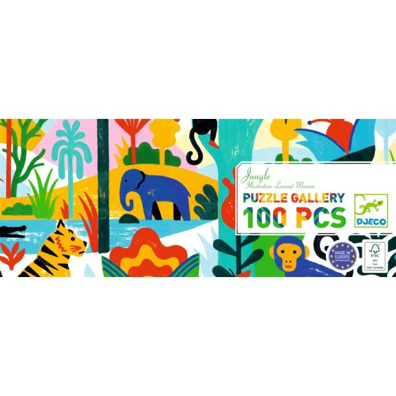 Művész puzzle - Dzsungel, 100 db-os - Jungle Művész puzzle - Dzsungel, 100 db-os - Jungle