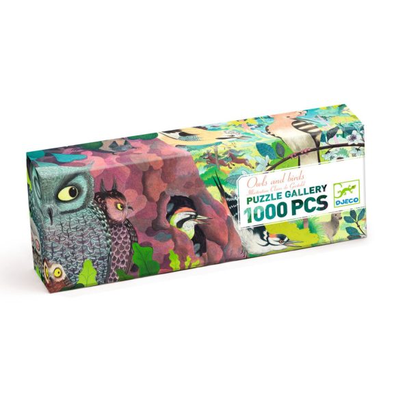Művész puzzle - Baglyok és madarak, 1000 db-os - Owls and birds Művész puzzle - Baglyok és madarak, 1000 db-os - Owls and birds