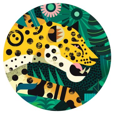 Művész puzzle - Leopárd, 1000 db-os - Leopard