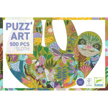 Művész puzzle - Lajhár, 500 db-os - The sloth
