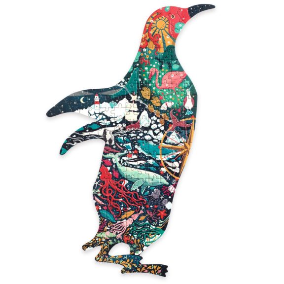 Djeco Művészeti puzzle - Pingvin, 150 db-os - Penguin Djeco Művészeti puzzle - Pingvin, 150 db-os - Penguin