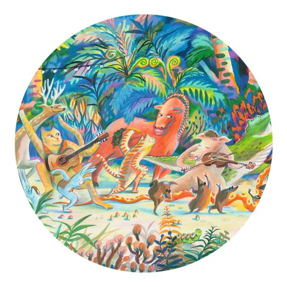 Művész puzzle - Erdei zenekar, 200 db-os - Woods music Band Művész puzzle - Erdei zenekar, 200 db-os - Woods music Band