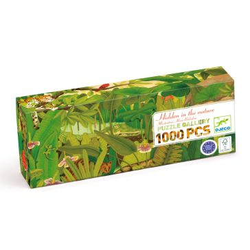   Djeco Művész puzzle - A természet rejtekén, 1000 db-os - Hidden in the Nature