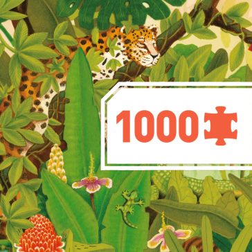   Djeco Művész puzzle - A természet rejtekén, 1000 db-os - Hidden in the Nature