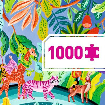 Djeco Művész puzzle - Parádé, 1000 db-os - La fiesta