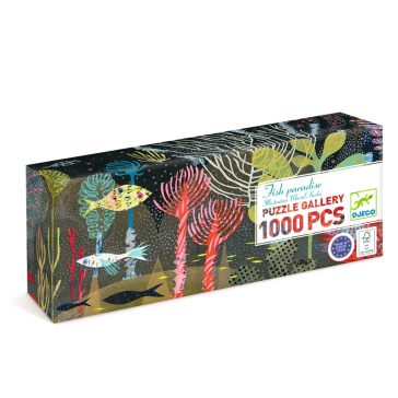   Djeco Művész puzzle - Halparadicsom, 1000 db-os - Fish Paradise